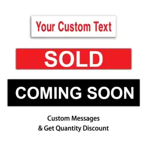 Real Estate Rider Signs