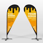 Teardrop Flags – view 2