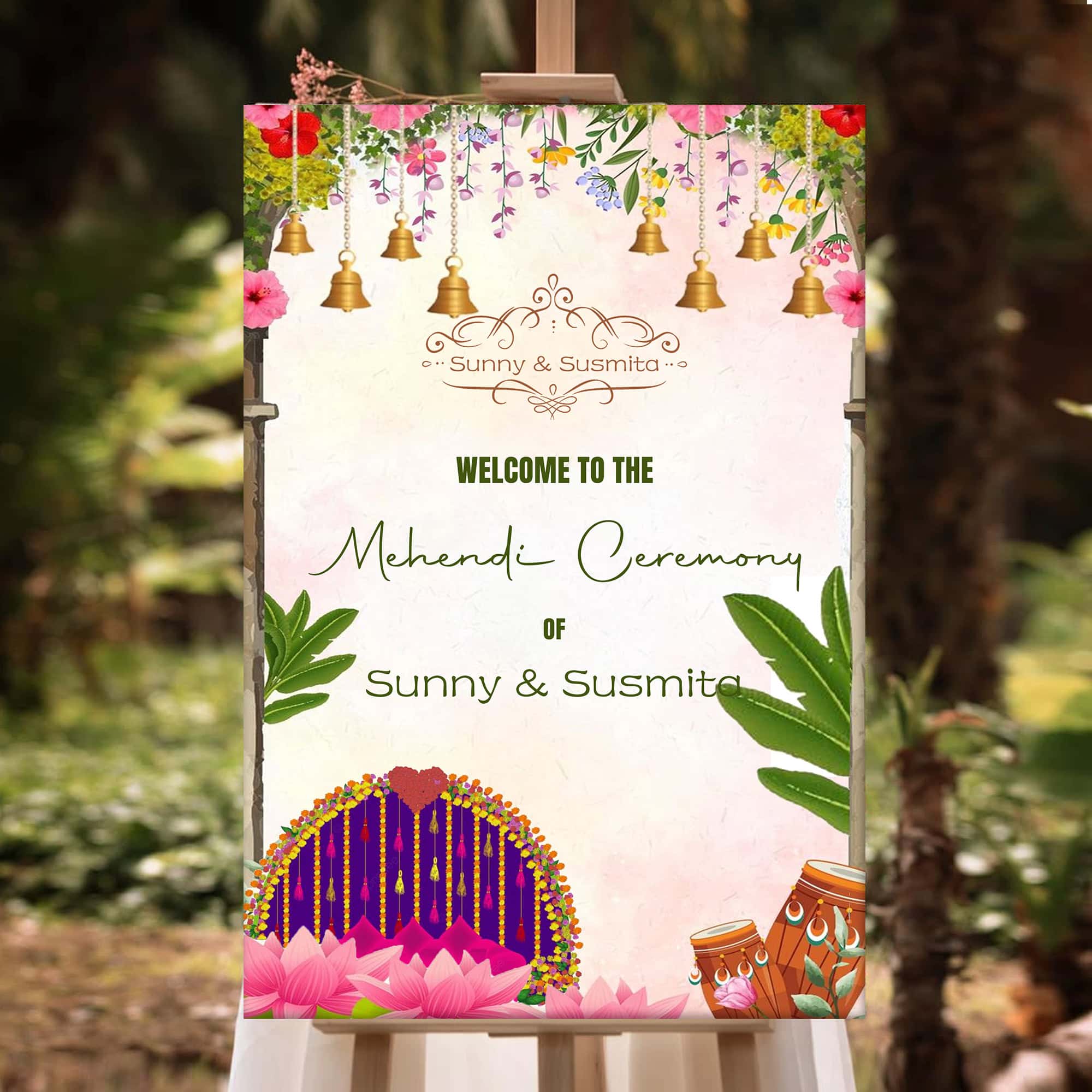Foam Board Wedding Sign – view 8