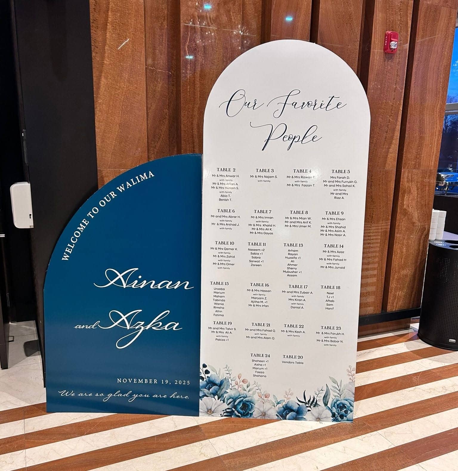 Foam Board Wedding Sign – view 5