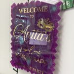 Acrylic Wedding Sign – view 2