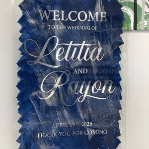 Acrylic Wedding Sign