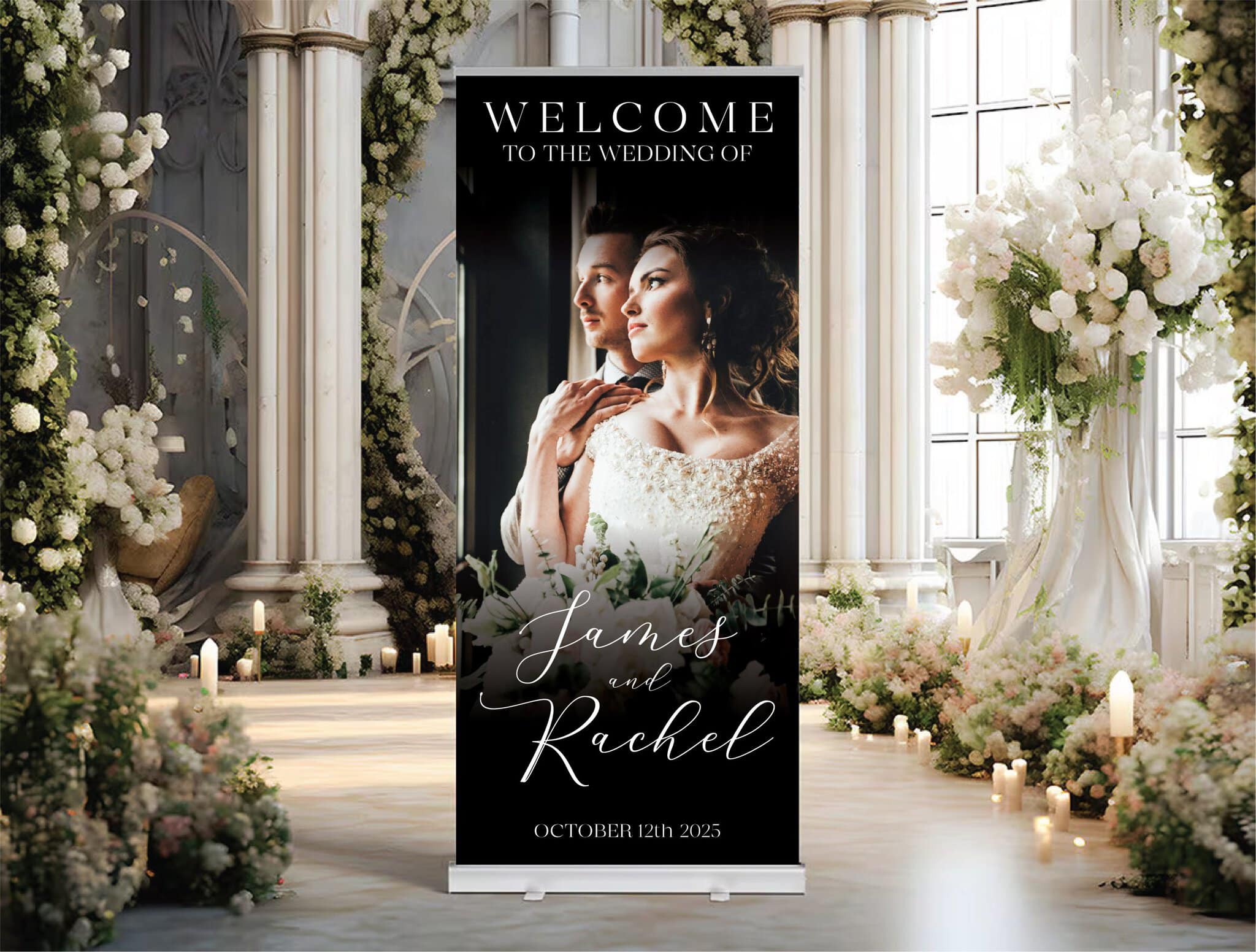 Wedding Roll Up Banner – view 3