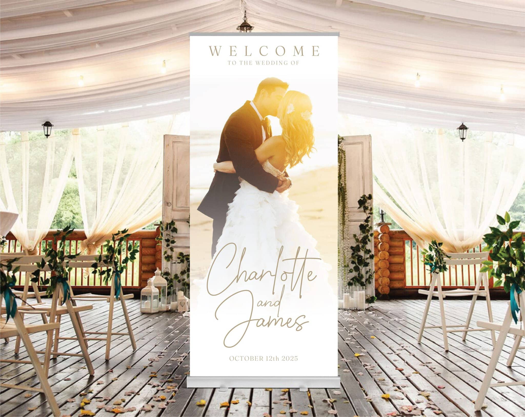 Wedding Roll Up Banner – view 4