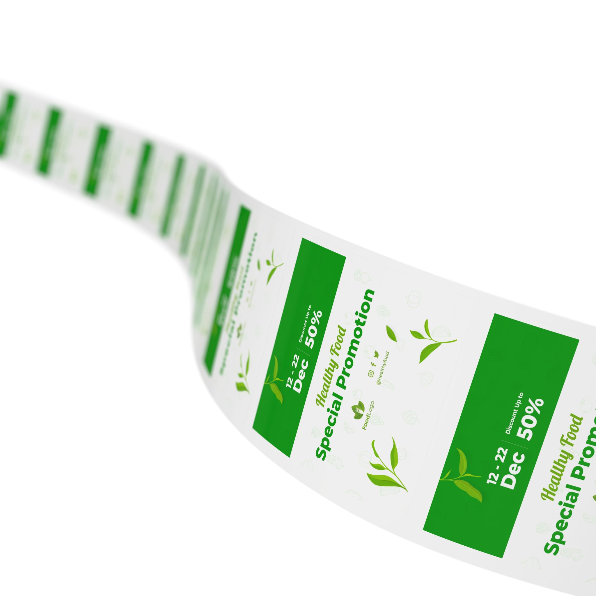 Square Sticker Labels – view 7