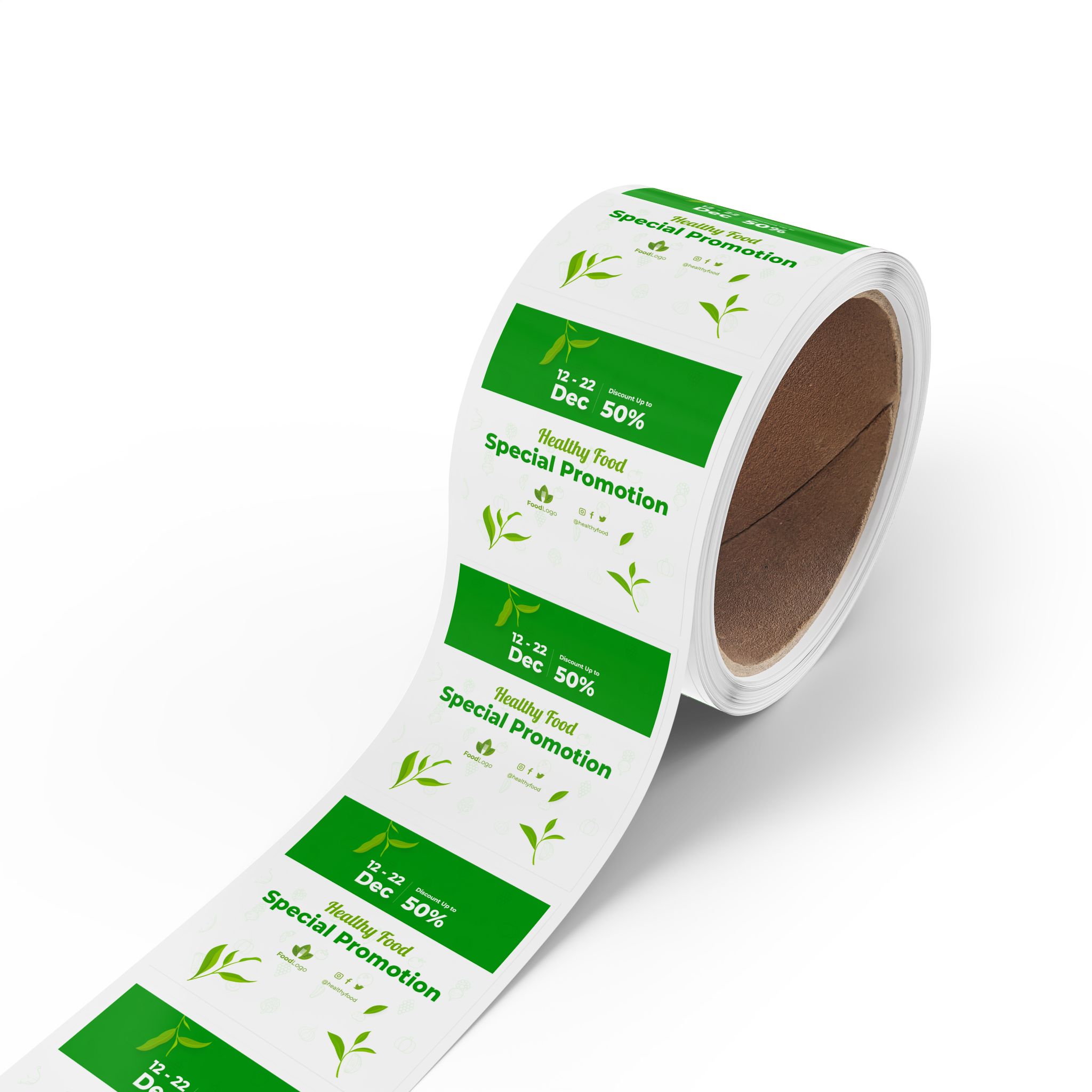Square Sticker Labels – view 8