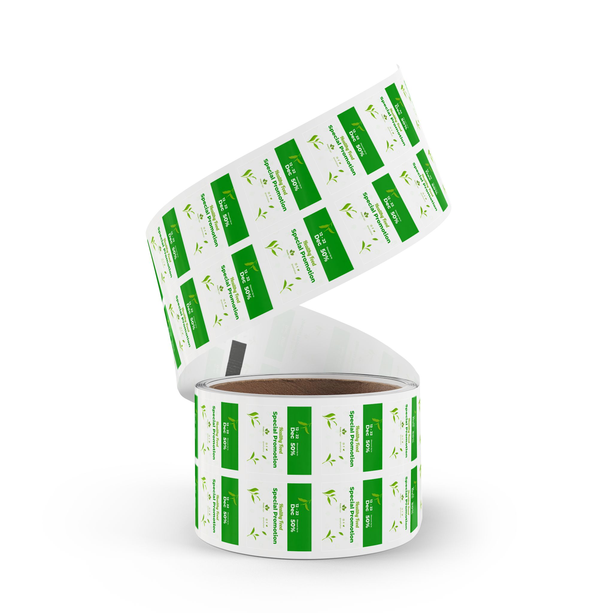 Square Sticker Labels – view 2