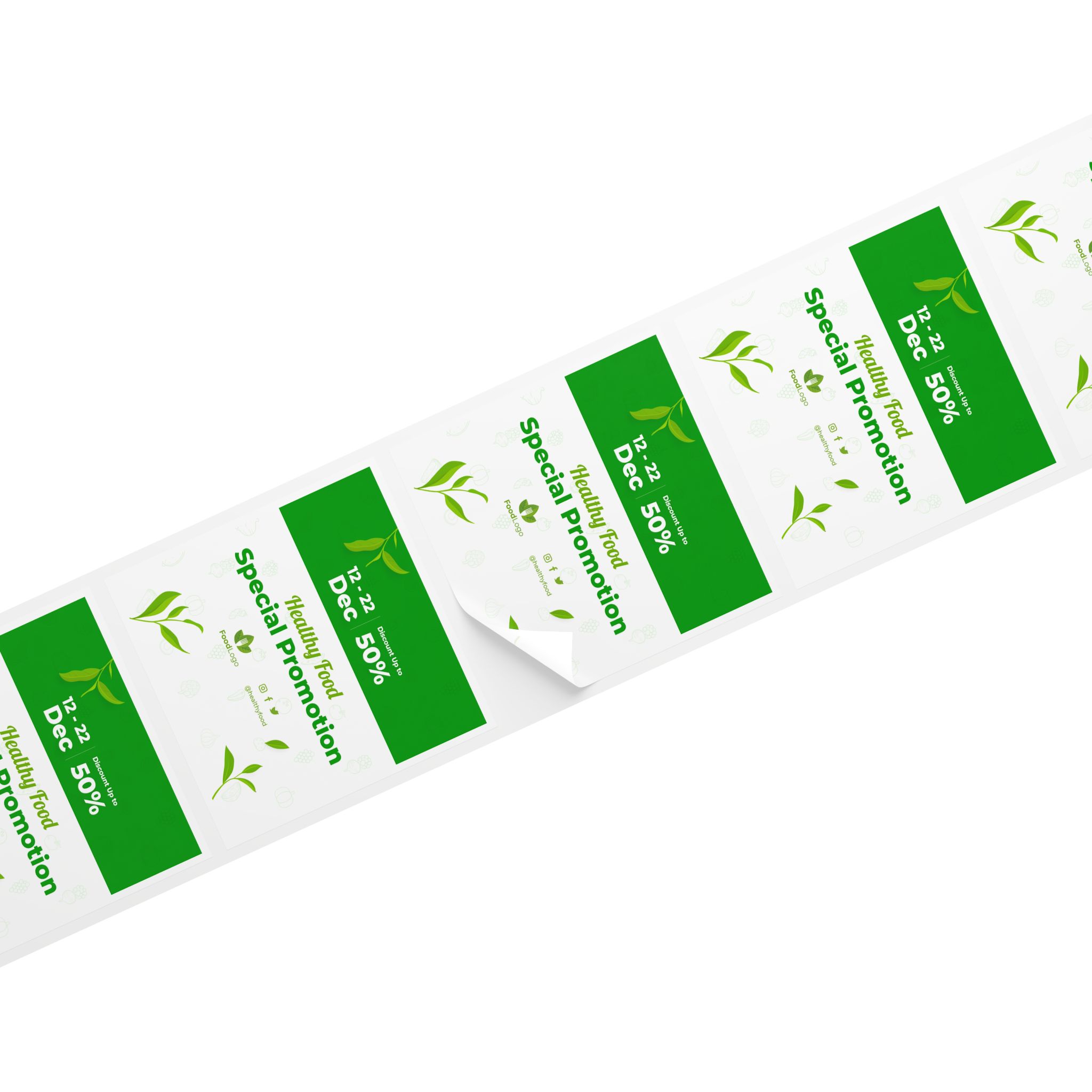 Square Sticker Labels – view 10