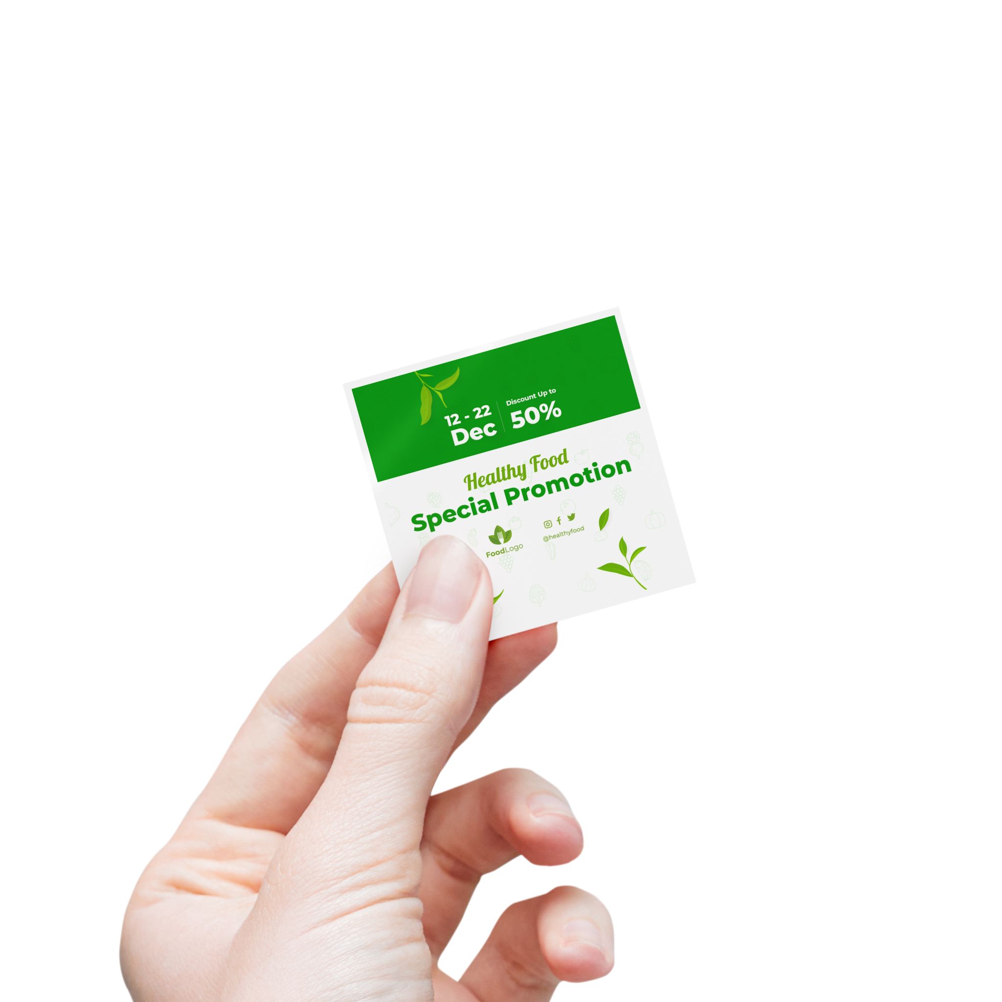 Square Sticker Labels – view 11