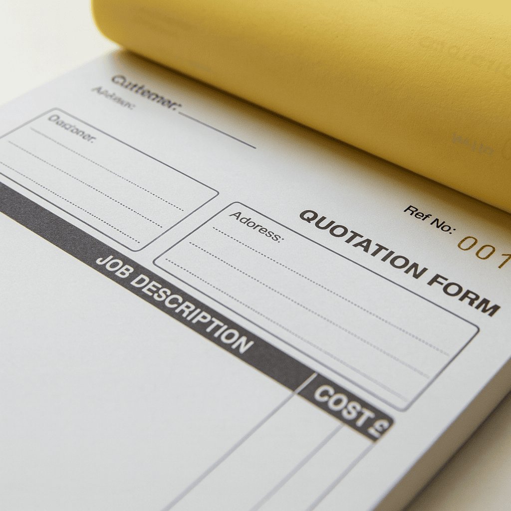 Carbonless NCR Form Books