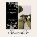 Large Standing Foam Board Panel Set (2-Sign Display) – view 3