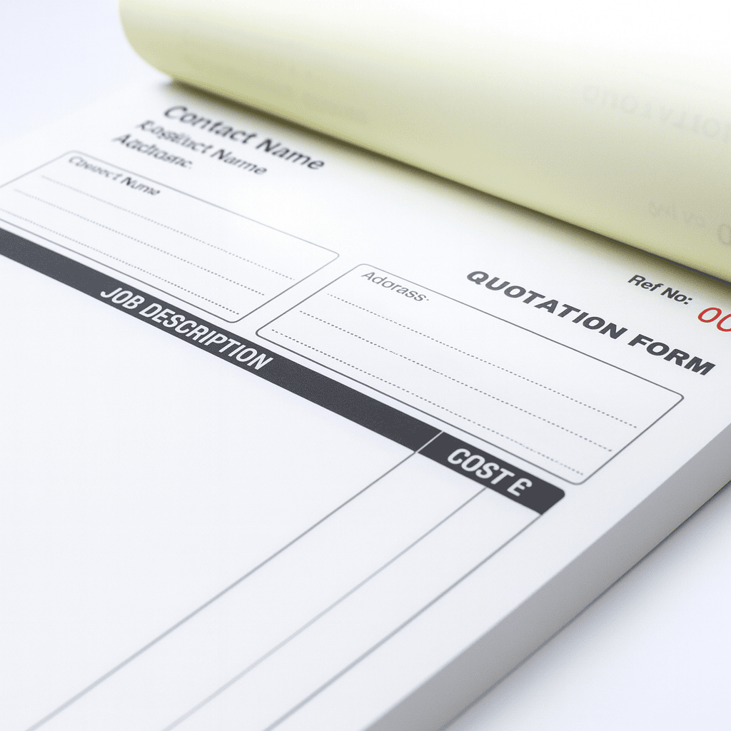 Carbonless NCR Form Books – view 3