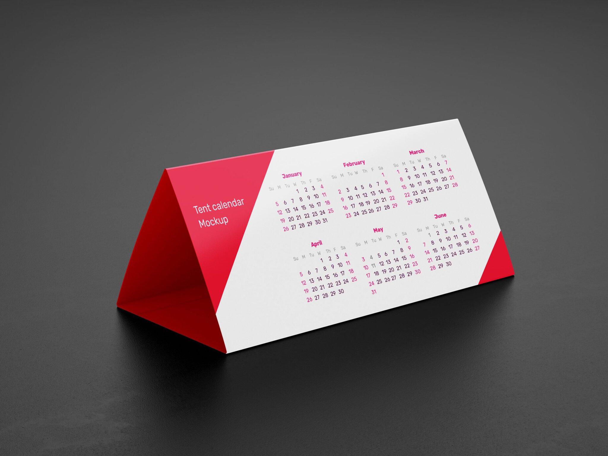 Custom Tent Calendars – view 4
