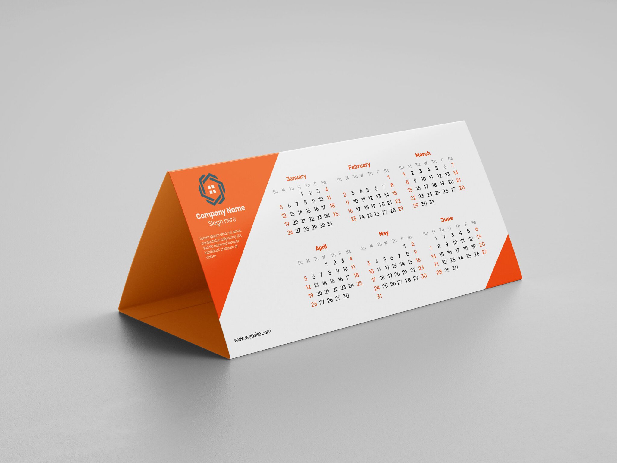 Custom Tent Calendars – view 3