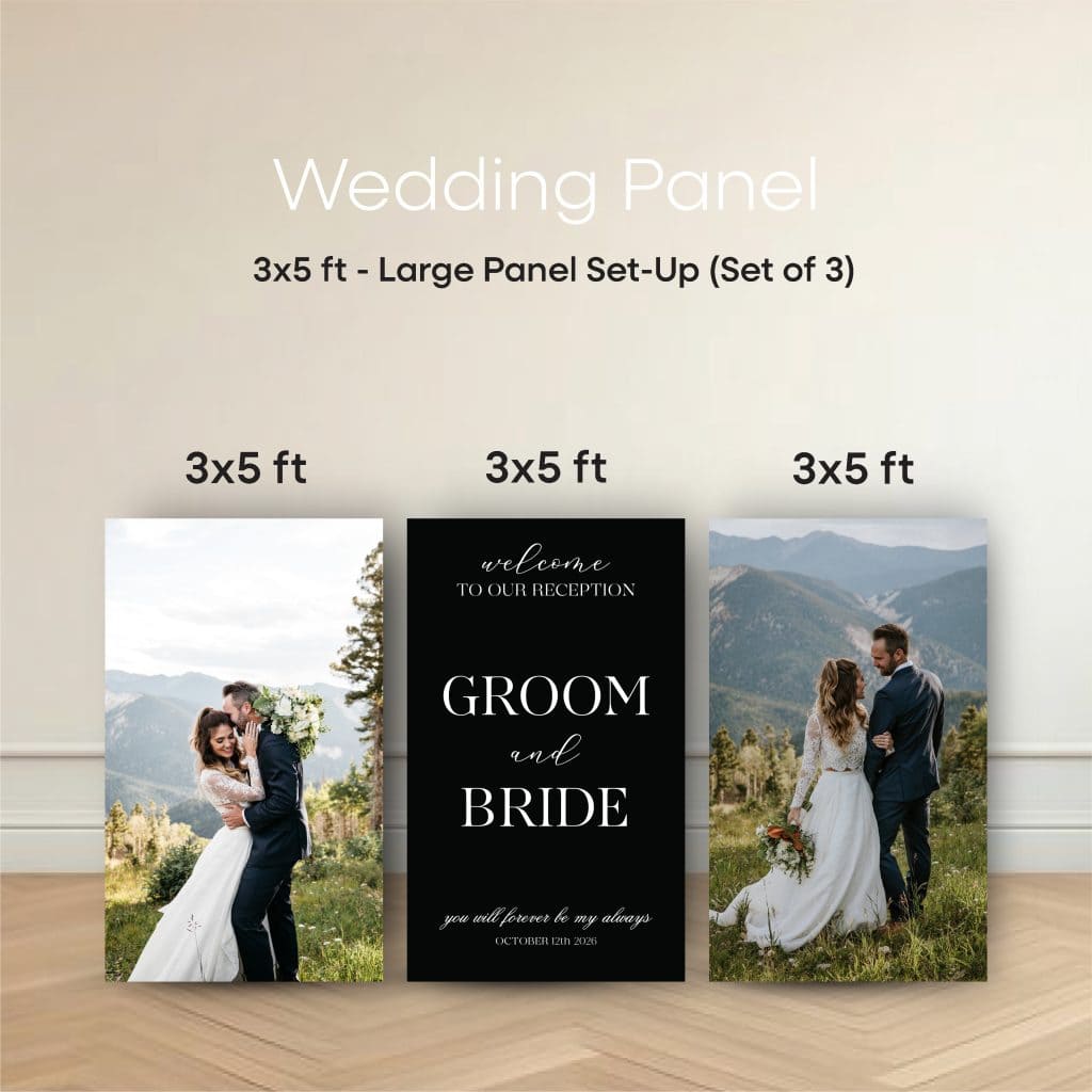 3x5 ft - Large Panel Set-Up (Set of 3)